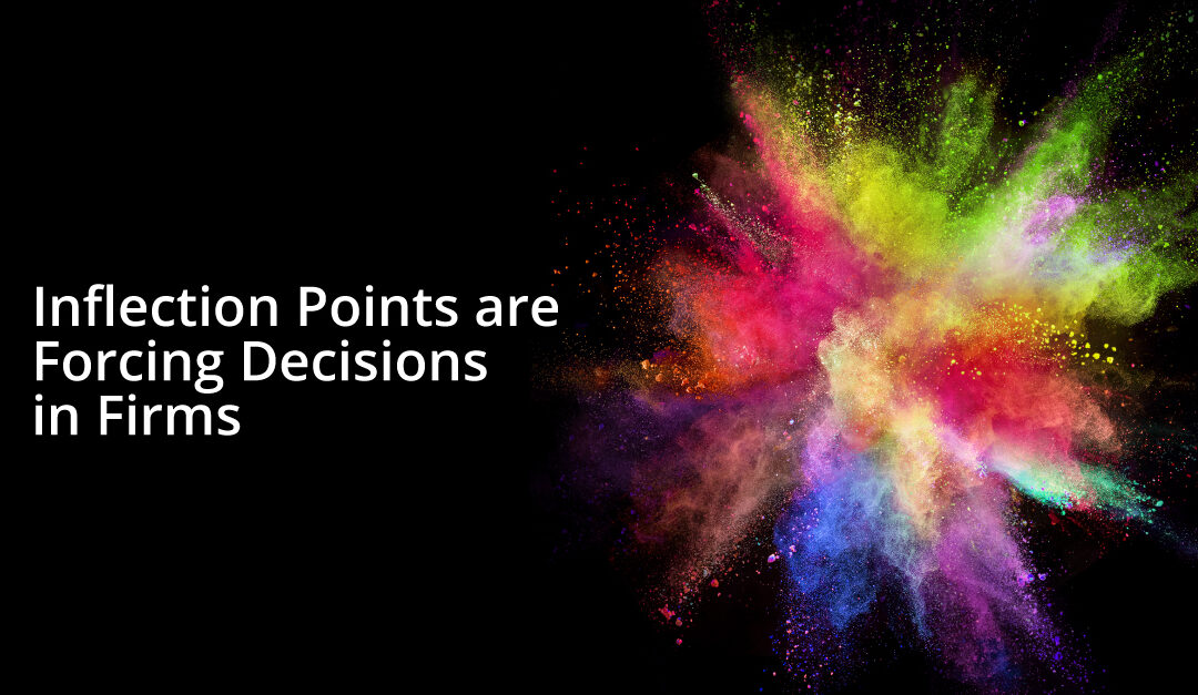 Inflection Points are Forcing Decisions in Firms